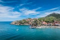 Picturesque view of the streets of Collioure, France