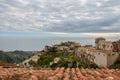 Picturesque view to the sea from Forza d `AgrÃÆÃÂ³ in Sicily, Italy,