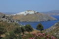 Picturesque village Chora on Astypalea