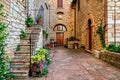 Picturesque village of Corciano in Umbria Italy