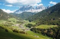 Picturesque Village in Dolomites Val di Funes