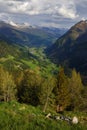 The picturesque village Heiligenblut am GroÃglockner and Moll Valley. Austria, Europe. Royalty Free Stock Photo