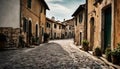 Picturesque Village in the Italian Countryside Royalty Free Stock Photo