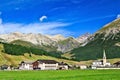 Picturesque Village of Livigno in Italian Alps