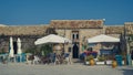 The picturesque village of Marzamemi, the province of Syracuse, Sicily, Italy Royalty Free Stock Photo
