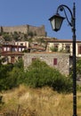 At the picturesque village of Molyvos, in Lesvos island, Greece. Royalty Free Stock Photo