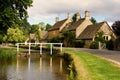 Picturesque village and river