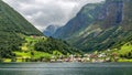 The Picturesque village of Undredal, Norway Royalty Free Stock Photo