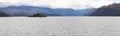 Picturesque Wanaka Lake panorama, New Zealand Royalty Free Stock Photo