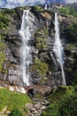 Picturesque waterfall in Northern Italy Royalty Free Stock Photo