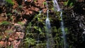 Picturesque waterfalls scenery in South Australia. Morialta Park.