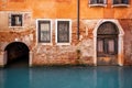 Venice windows and doors Royalty Free Stock Photo