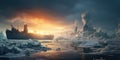 Picturing Climate Change With Melting Icebergs And Extreme Weather