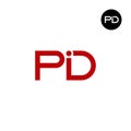 PID Logo Letter Monogram Design Royalty Free Stock Photo
