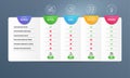Pie chart, Accounting and Algorithm icons set. Idea sign. 3d graph, Supply and demand, Project. Light bulb. Vector