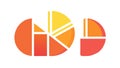 Pie Chart Analysis Data Statistics Vector, vector design Generative AI Royalty Free Stock Photo