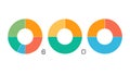 Pie Chart Donut Graph Business Analytics Data Vector Infographic, vector design Generative AI Royalty Free Stock Photo