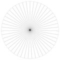 Pie chart, Pie graph, circular, circle diagram from series with 2 to 65 segments, portions. Ratio concept infographic,