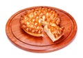 Pie With Curds Filling Royalty Free Stock Photo