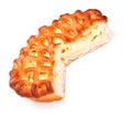Pie With Curds Filling Royalty Free Stock Photo