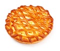 Pie With Curds Filling Royalty Free Stock Photo