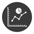 Pie Graph  Glyph Style vector icon which can easily modify or edit Royalty Free Stock Photo
