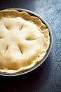Pie ready for baking Royalty Free Stock Photo