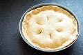 Pie ready for baking Royalty Free Stock Photo