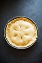 Pie ready for baking Royalty Free Stock Photo