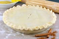 Pie Ready To Bake Royalty Free Stock Photo