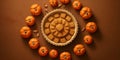 Pie tart cake pumpkin dessert for snack party time with family