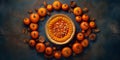 Pie tart cake pumpkin dessert for snack party time with family