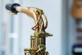 Piece of alto saxophone Royalty Free Stock Photo