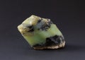 Piece of Andean green opal mineral from Peru.