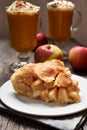 Piece of apple pie Royalty Free Stock Photo