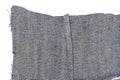 Piece of blue jeans fabric Royalty Free Stock Photo