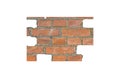 Piece of brick wall Royalty Free Stock Photo