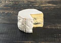 Piece brie cheese