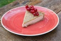 Piece of cheese cake Royalty Free Stock Photo