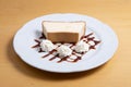 Piece of cheese cake Royalty Free Stock Photo