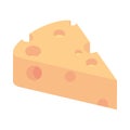 piece cheese icon Royalty Free Stock Photo