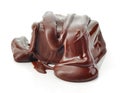 Piece of chocolate Royalty Free Stock Photo