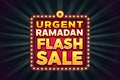 Urgent Ramadan Flash Sale Royalty Free Stock Photo
