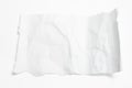 Piece of Crumpled Paper Royalty Free Stock Photo