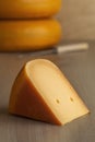 Piece of Dutch Gouda cheese