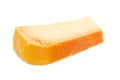 Piece of the Dutch hard cheese Beemster closeup