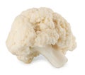 Piece of fresh cauliflower cabbage vegetable on white Royalty Free Stock Photo