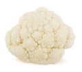 Piece of fresh cauliflower isolated on a white background