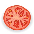 Piece of fresh tomato Royalty Free Stock Photo