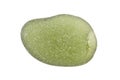 Piece of green sea glass Royalty Free Stock Photo